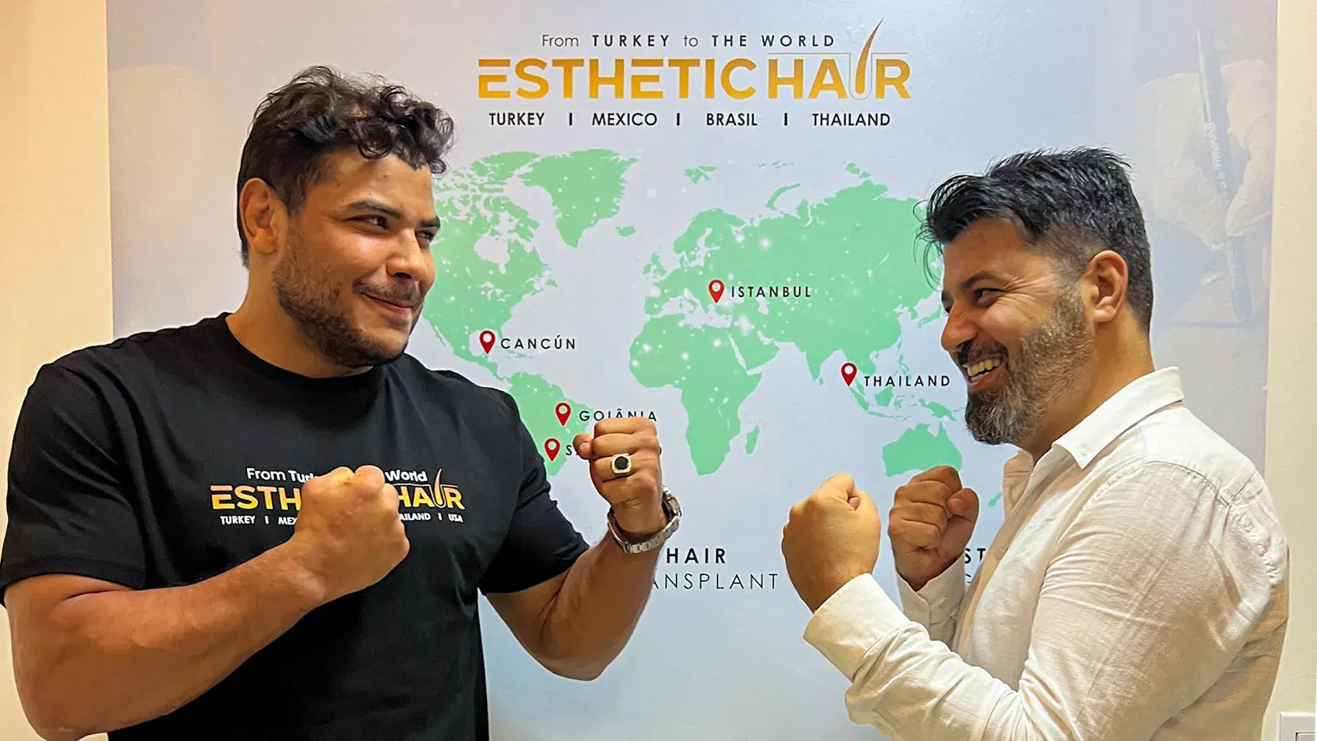 Paulo Costa's Hair Transplant Journey in Turkey Esthetic Hair Turkey Experience